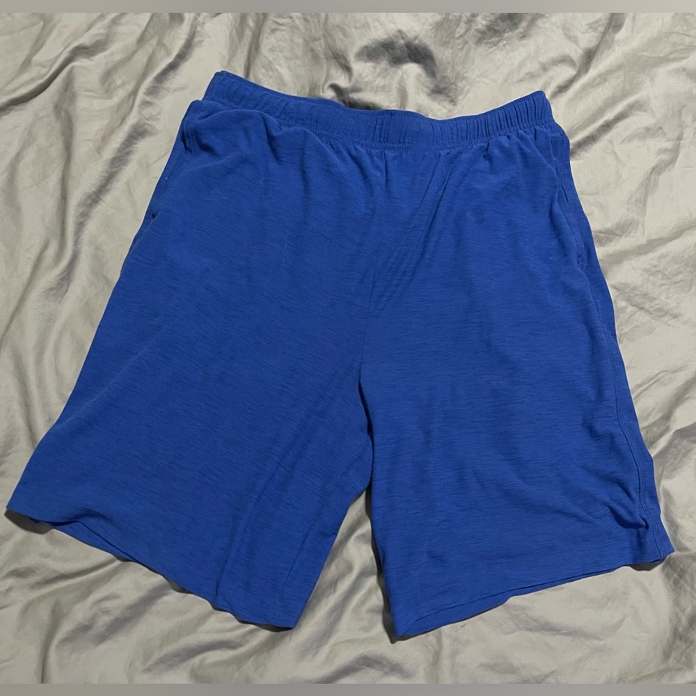 Boys plus size drawstring Blue Shorts